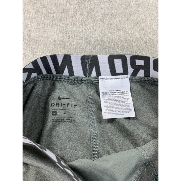 Nike Dri Fit‎ Full Length Compression Tights Pants (Girl's Medium) Silver - Picture 3 of 11